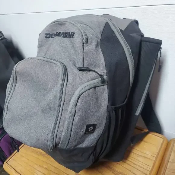DeMarini Voodoo OG Baseball / Softball Game Equipment Backpack Carrying Bag Gray - Picture 3 of 5
